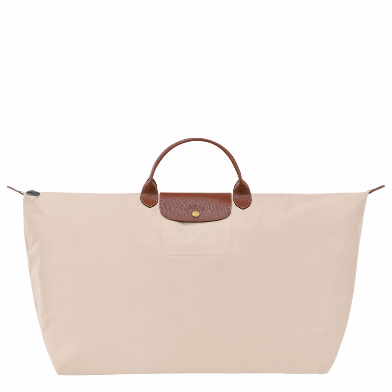 Bolsas De Viagem Longchamp Le Pliage Original M Feminino Branco Brasil | L1625089P71