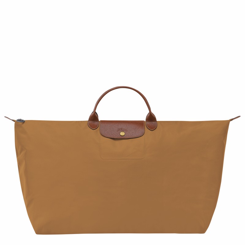 Bolsas De Viagem Longchamp Le Pliage Original M Feminino Caqui Brasil | L1625089P86