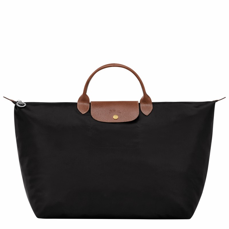 Bolsas De Viagem Longchamp Le Pliage Original S Feminino Pretas Brasil | L1624089001