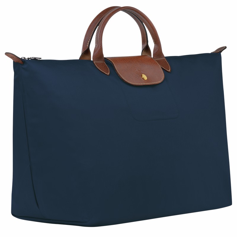 Bolsas De Viagem Longchamp Le Pliage Original S Feminino Azul Marinho Brasil | L1624089P68