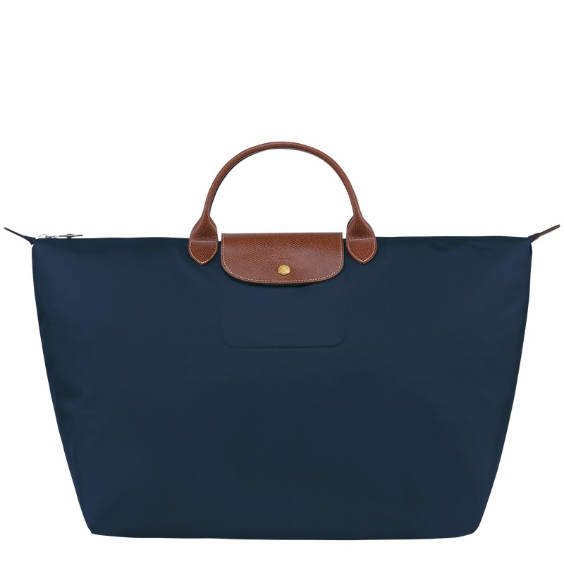 Bolsas De Viagem Longchamp Le Pliage Original S Masculino Azul Marinho Brasil | L1624089P68-