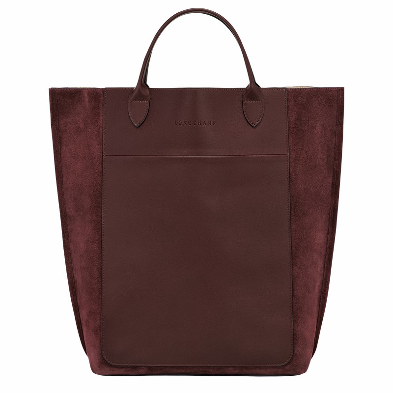 Bolsas Tote Longchamp Cabas Longchamp M Feminino Bordeaux Brasil | 10277HFO009