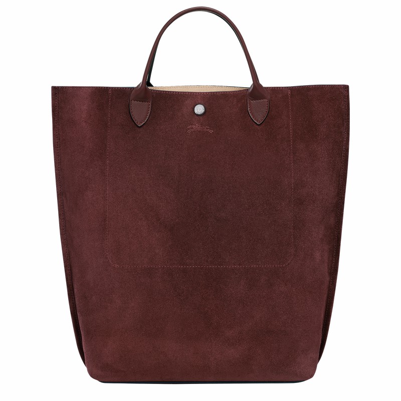 Bolsas Tote Longchamp Cabas Longchamp M Feminino Bordeaux Brasil | 10277HFO009