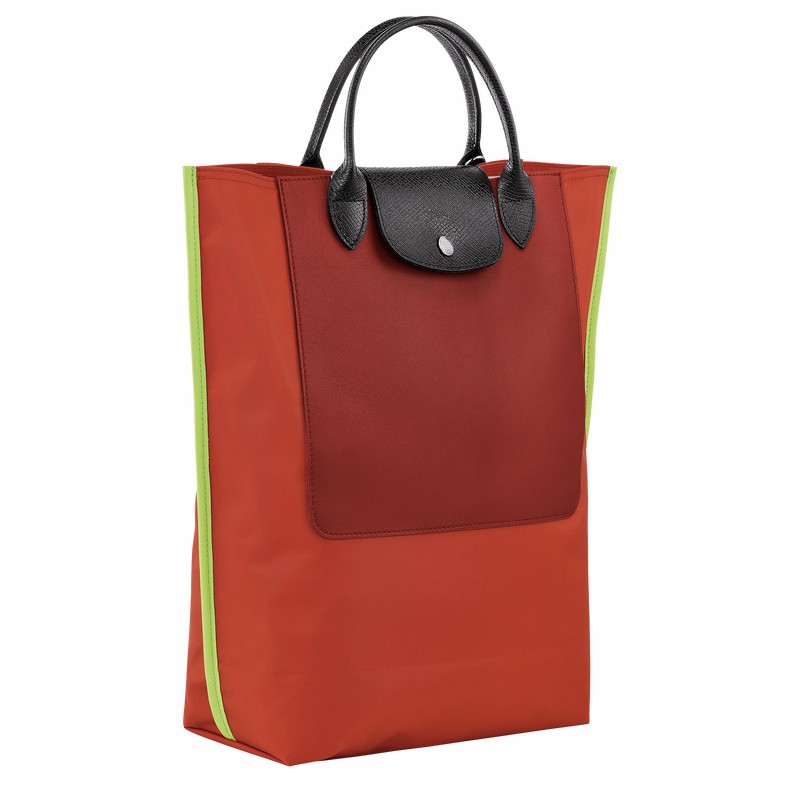 Bolsas Tote Longchamp Cabas Longchamp M Feminino Laranja Brasil | 10264093461