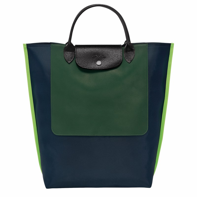 Bolsas Tote Longchamp Cabas Longchamp M Feminino Azul Marinho Brasil | 10264093006