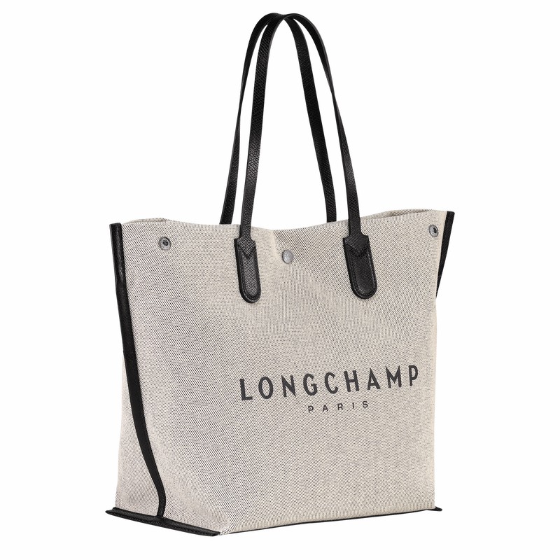 Bolsas Tote Longchamp Essential L Feminino Branco Brasil | 10090HSG037