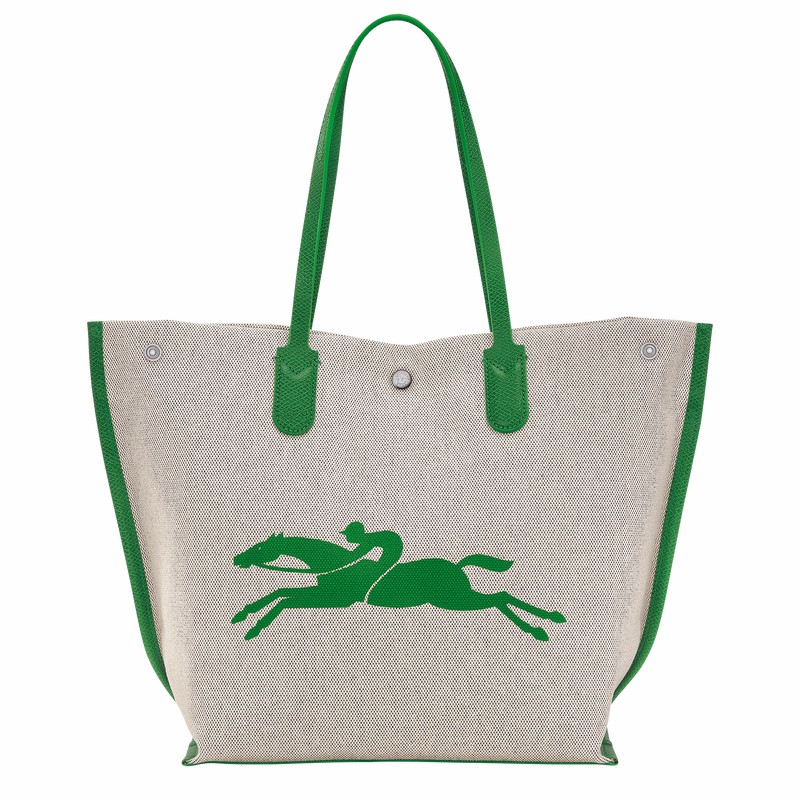 Bolsas Tote Longchamp Essential L Feminino Verdes Brasil | 10090HSG129