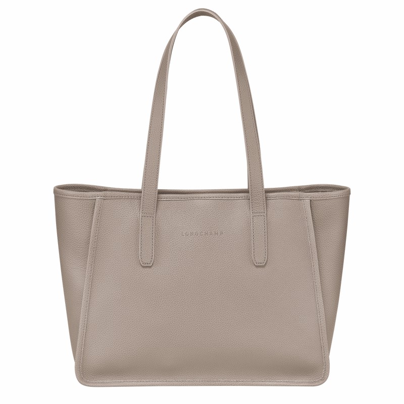 Bolsas Tote Longchamp Le FOULONNÉ L Feminino Cinzentas Brasil | 10190021P55