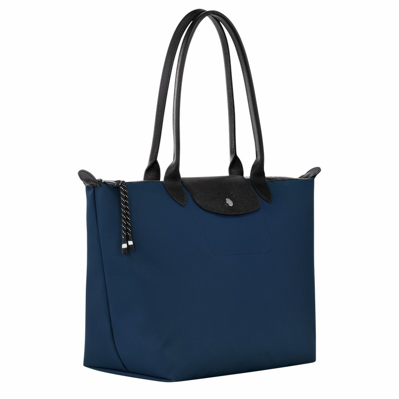 Bolsas Tote Longchamp Le Pliage Energy L Feminino Azul Marinho Brasil | L1899HSR006