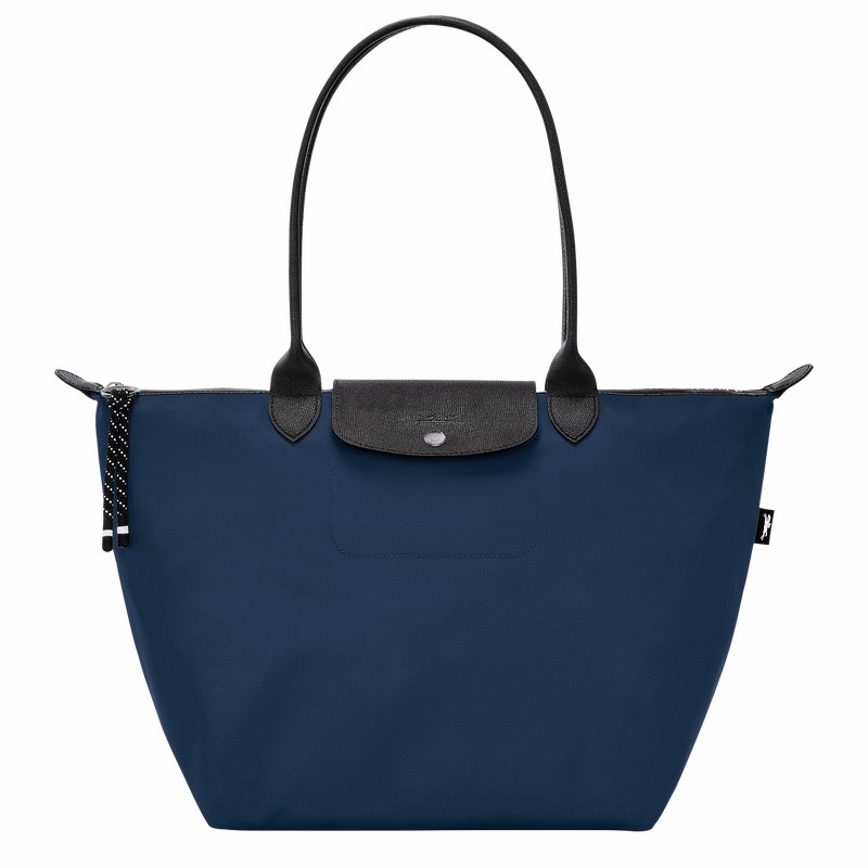 Bolsas Tote Longchamp Le Pliage Energy L Feminino Azul Marinho Brasil | L1899HSR006