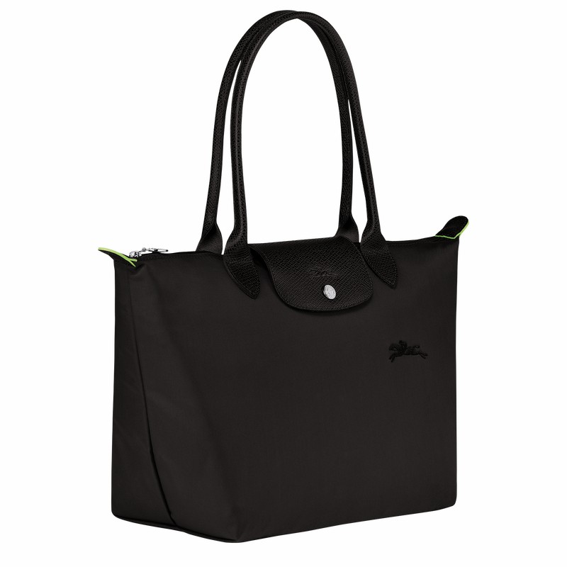 Bolsas Tote Longchamp Le Pliage Green M Feminino Pretas Brasil | L2605919001