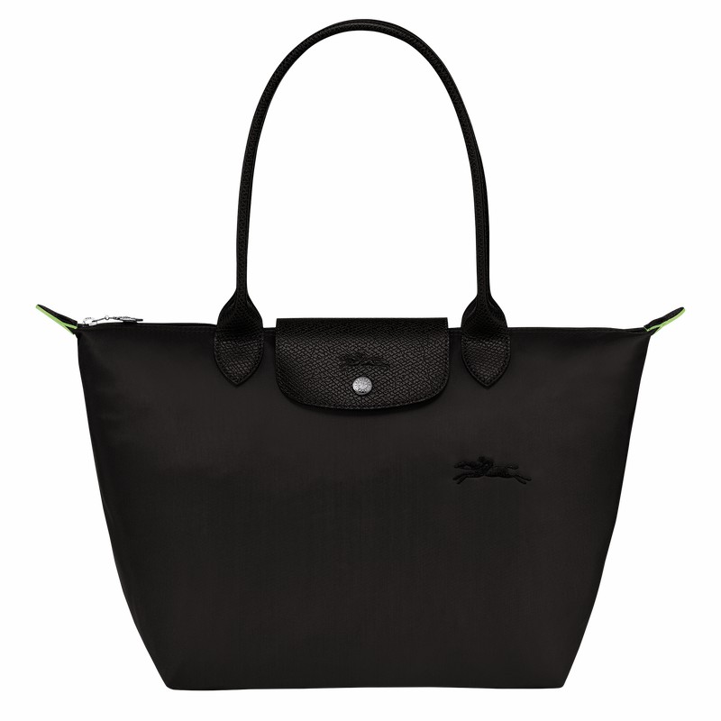 Bolsas Tote Longchamp Le Pliage Green M Feminino Pretas Brasil | L2605919001