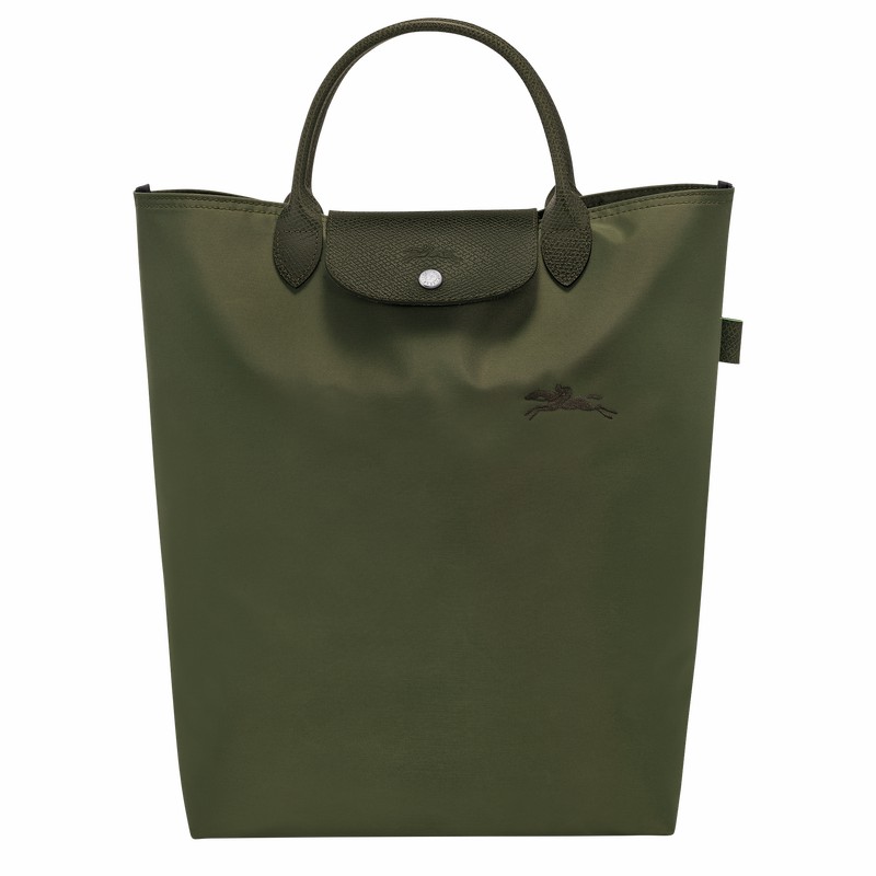 Bolsas Tote Longchamp Le Pliage Green M Feminino Verdes Brasil | 10168919479