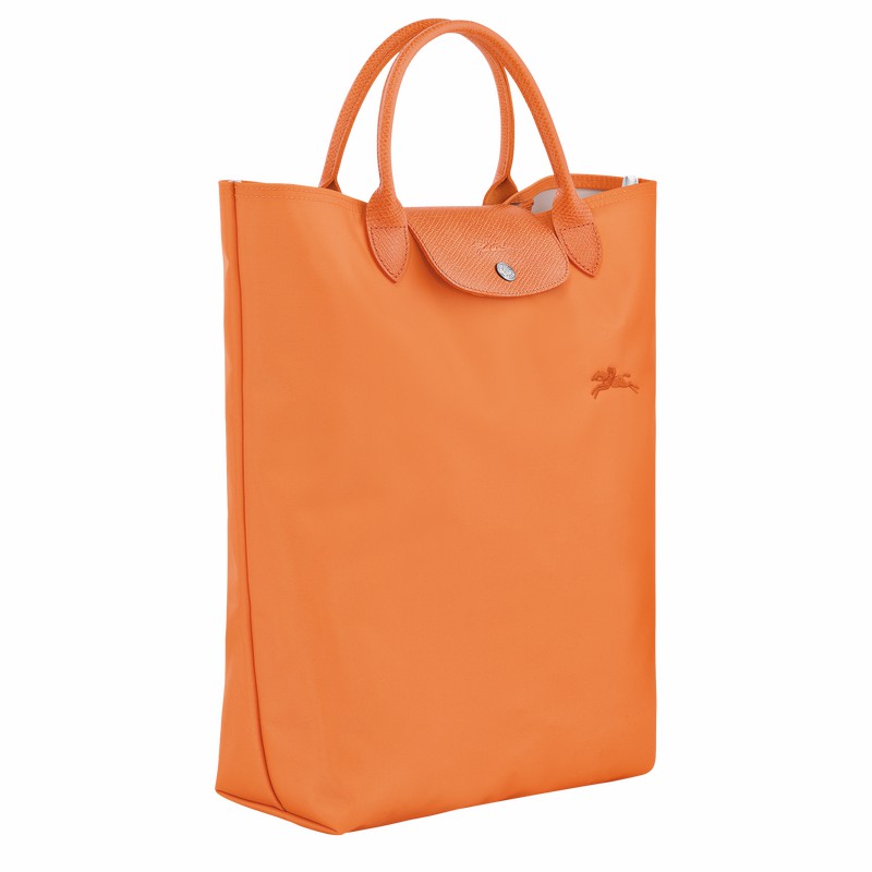 Bolsas Tote Longchamp Le Pliage Green M Feminino Laranja Brasil | 10168919P54