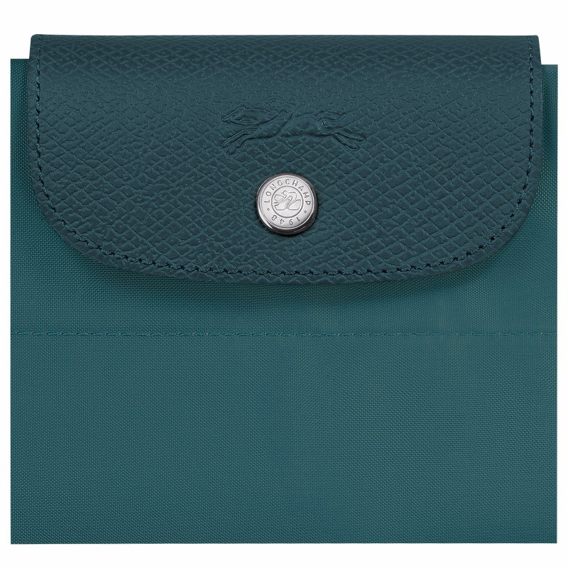 Bolsas Tote Longchamp Le Pliage Green M Feminino Azul Claro Brasil | 10168919P89