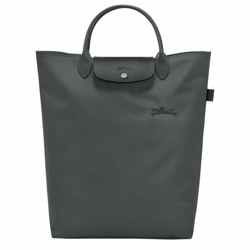 Bolsas Tote Longchamp Le Pliage Green M Feminino Cinzentas Escuro Brasil | 10168919P66