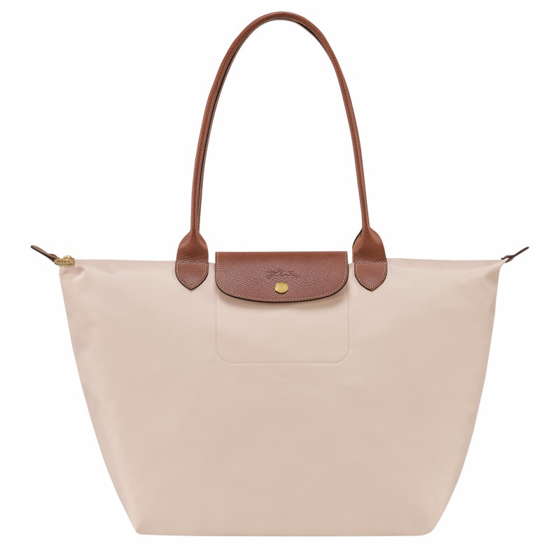 Bolsas Tote Longchamp Le Pliage Original L Feminino Branco Brasil | L1899089P71