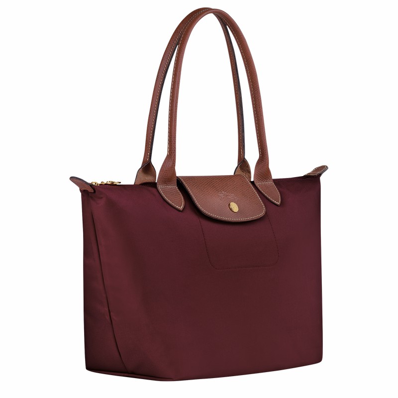 Bolsas Tote Longchamp Le Pliage Original M Feminino Bordeaux Brasil | L2605089P87