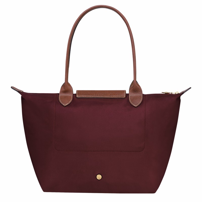 Bolsas Tote Longchamp Le Pliage Original M Feminino Bordeaux Brasil | L2605089P87