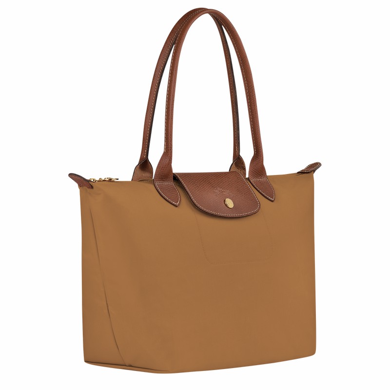 Bolsas Tote Longchamp Le Pliage Original M Feminino Caqui Brasil | L2605089P86