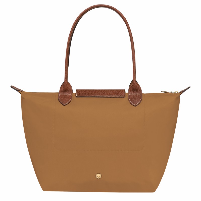 Bolsas Tote Longchamp Le Pliage Original M Feminino Caqui Brasil | L2605089P86