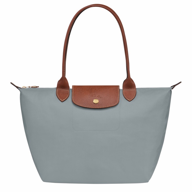 Bolsas Tote Longchamp Le Pliage Original M Feminino Cinzentas Brasil | L2605089P80