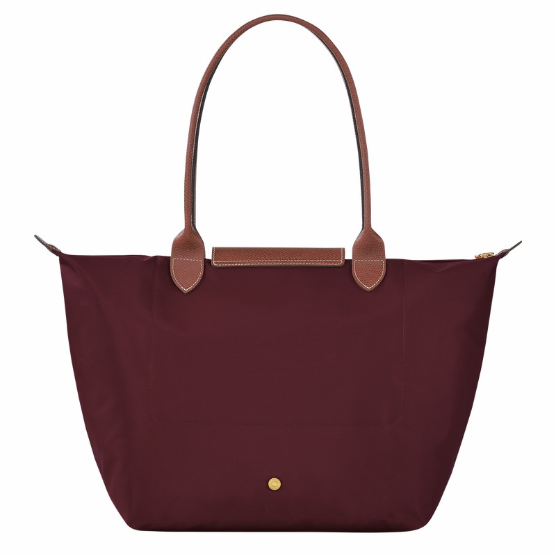 Bolsas Tote Longchamp Le Pliage Original L Feminino Bordeaux Brasil | L1899089P87