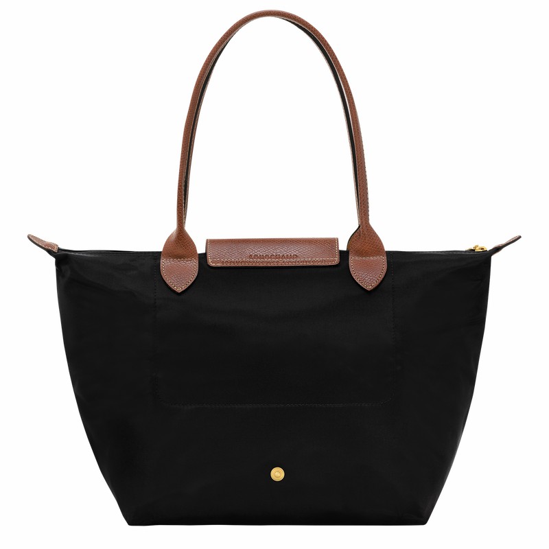 Bolsas Tote Longchamp Le Pliage Original M Feminino Pretas Brasil | L2605089001