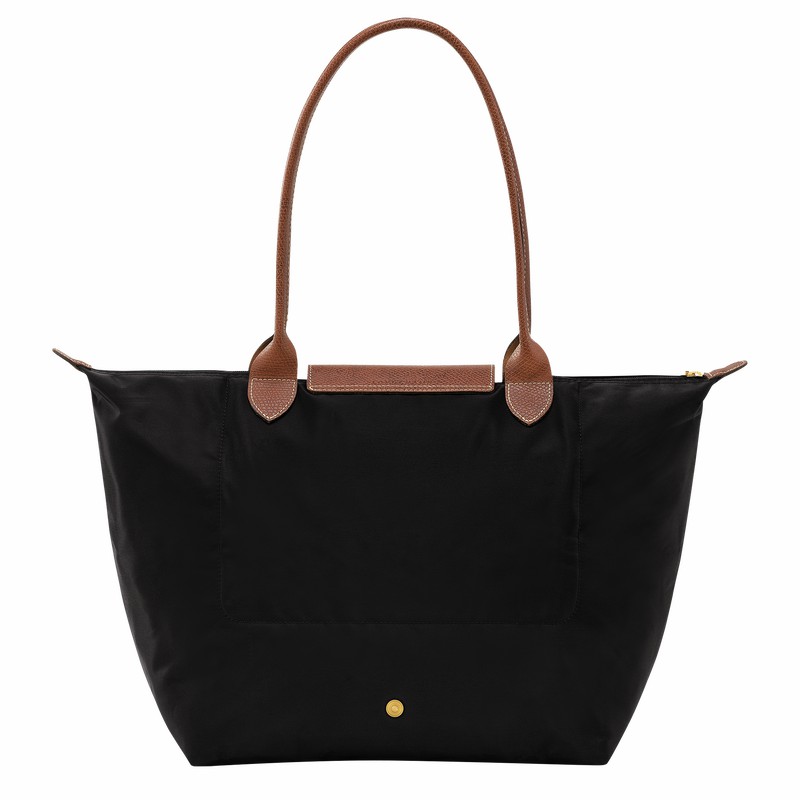 Bolsas Tote Longchamp Le Pliage Original L Feminino Pretas Brasil | L1899089001