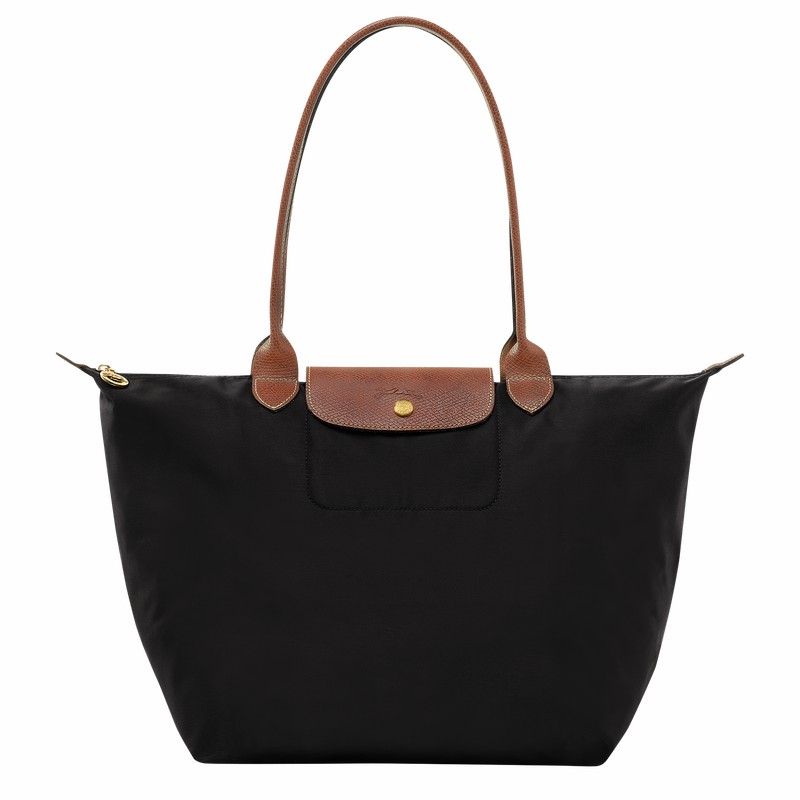 Bolsas Tote Longchamp Le Pliage Original L Feminino Pretas Brasil | L1899089001