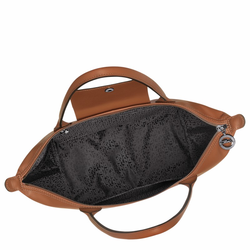 Bolsas Tote Longchamp Le Pliage Xtra M Feminino Marrom Brasil | L2605987504