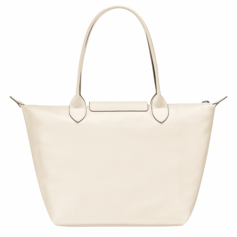 Bolsas Tote Longchamp Le Pliage Xtra M Feminino Branco Brasil | L2605987037