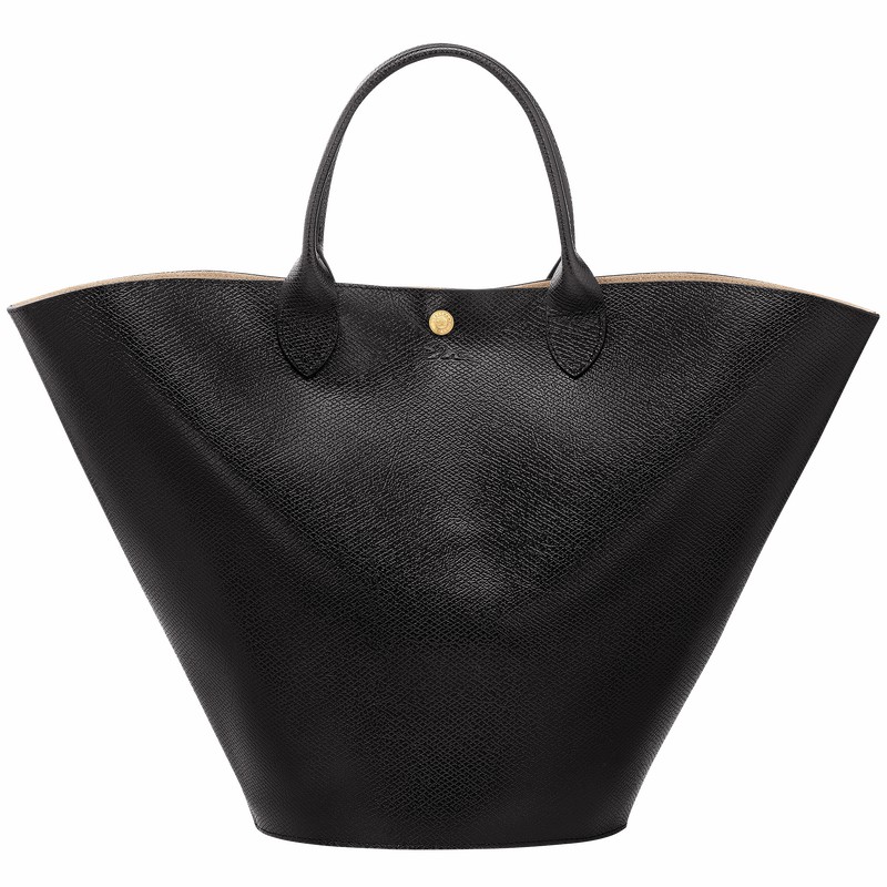 Bolsas Tote Longchamp ÉPURE XL Feminino Pretas Brasil | 10260HYZ001