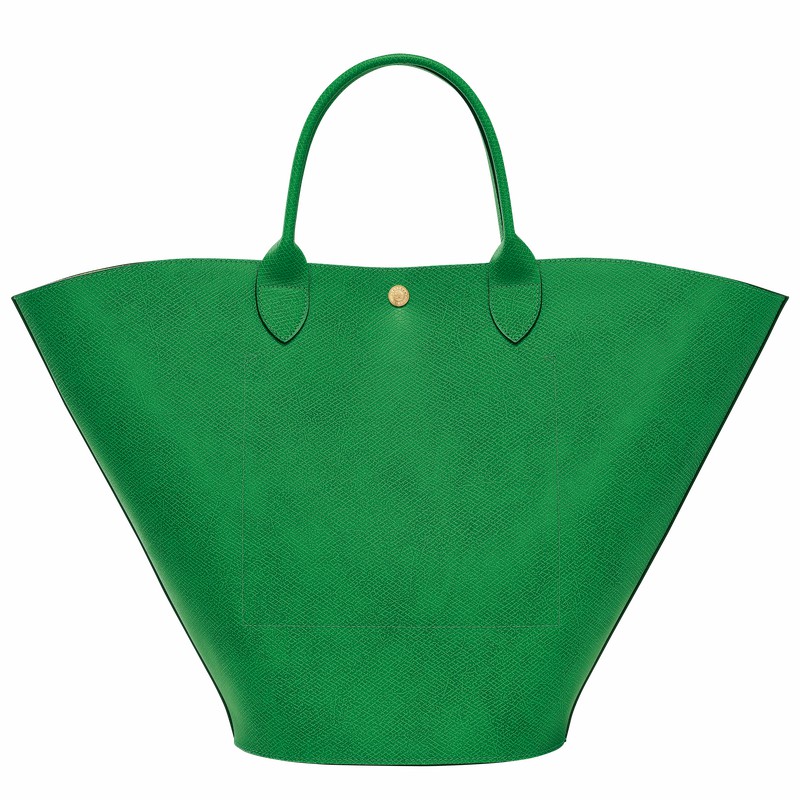 Bolsas Tote Longchamp ÉPURE XL Feminino Verdes Brasil | 10260HYZ129