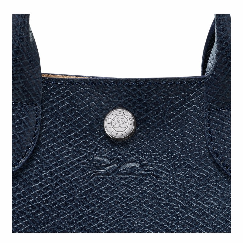 Bolsas Tote Longchamp ÉPURE XS Feminino Azul Marinho Brasil | 10269HFH006