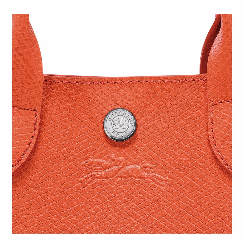 Bolsas Tote Longchamp ÉPURE XS Feminino Laranja Brasil | 10269HFH317