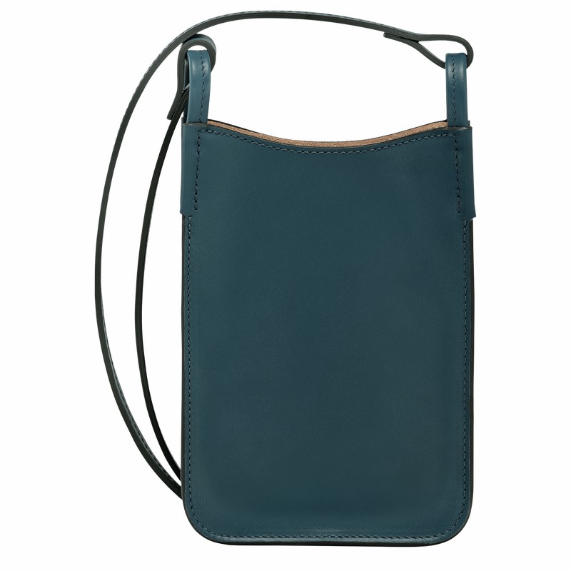 Capa Longchamp Le FOULONNÉ Feminino Azuis Brasil | 34200HFI806