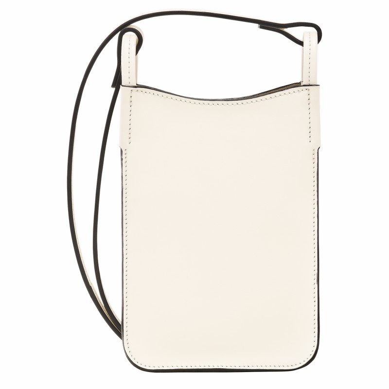 Capa Longchamp Le FOULONNÉ Feminino Branco Brasil | 34200HFI037