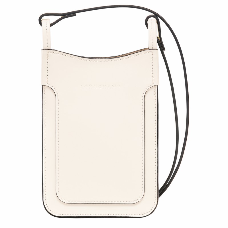 Capa Longchamp Le FOULONNÉ Feminino Branco Brasil | 34200HFI037