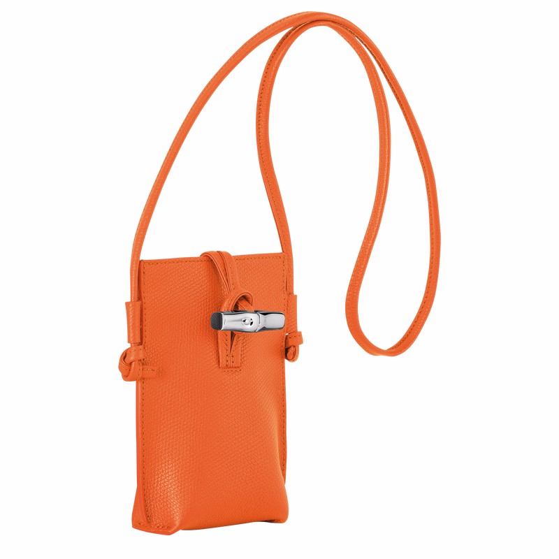 Capa Longchamp Le Roseau Feminino Laranja Brasil | 34180HFP017