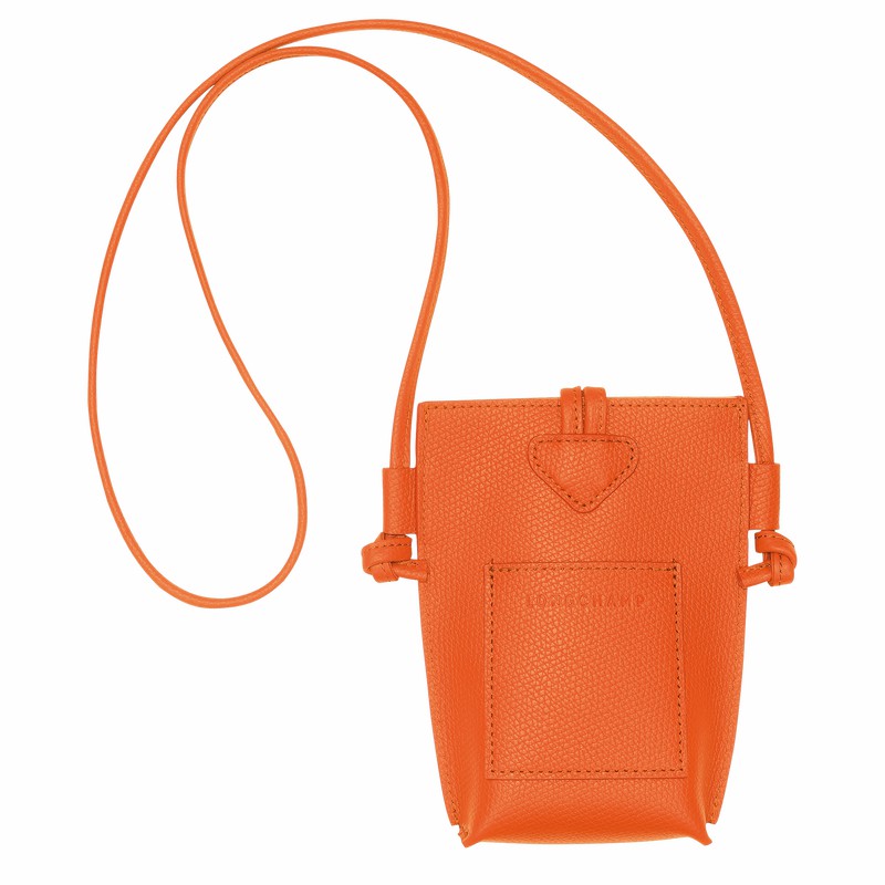 Capa Longchamp Le Roseau Feminino Laranja Brasil | 34180HFP017