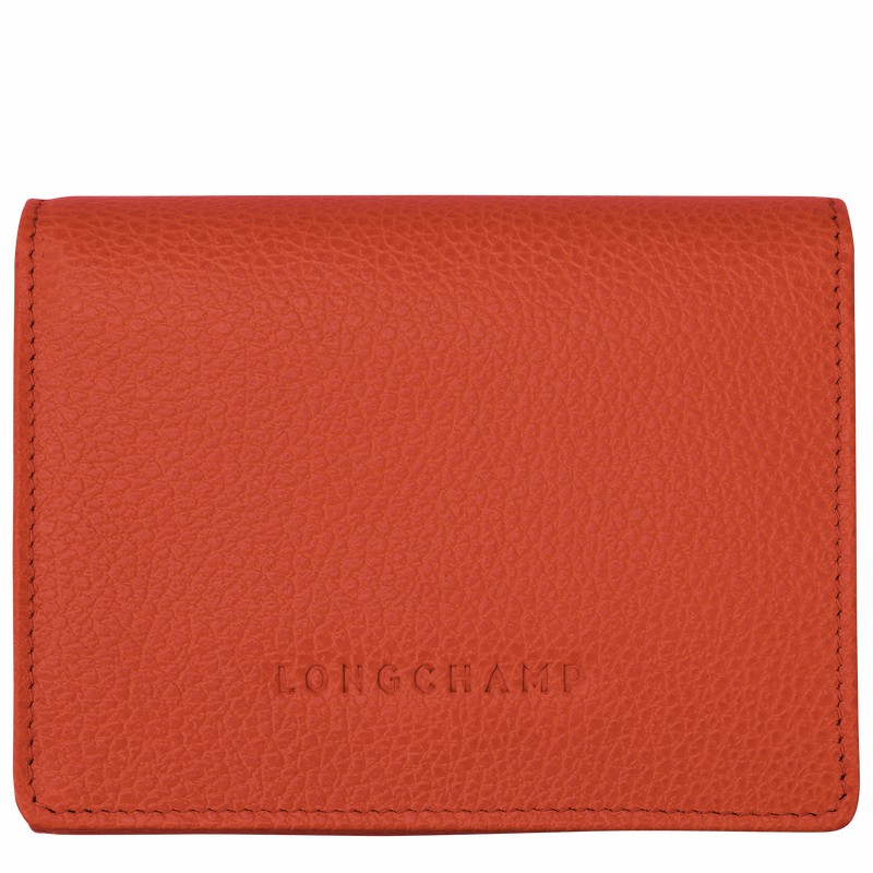 Carteiras Longchamp Le FOULONNÉ Feminino Laranja Brasil | 30021021685