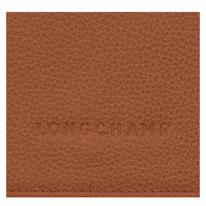 Carteiras Longchamp Le FOULONNÉ Feminino Caramel Brasil | 30021021121