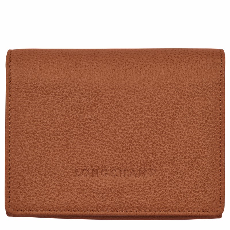 Carteiras Longchamp Le FOULONNÉ Feminino Caramel Brasil | 30021021121