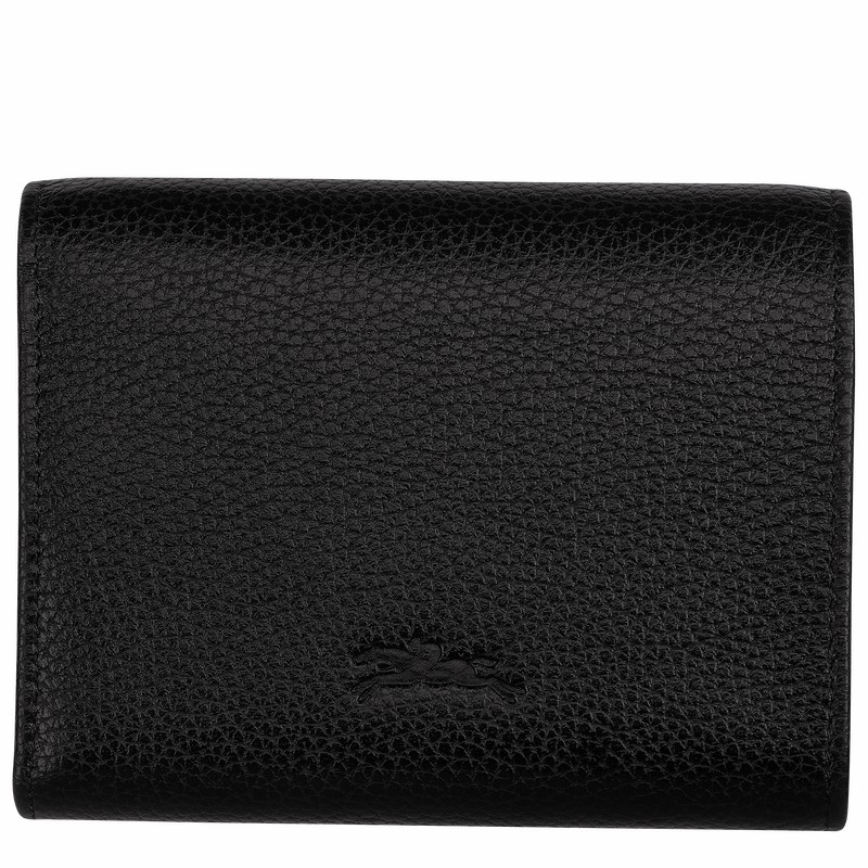 Carteiras Longchamp Le FOULONNÉ Masculino Pretas Brasil | 30021021001-