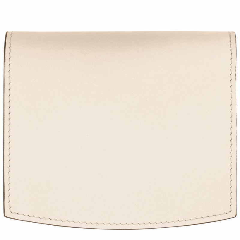 Carteiras Longchamp Le Roseau Feminino Branco Brasil | 30011HCL037