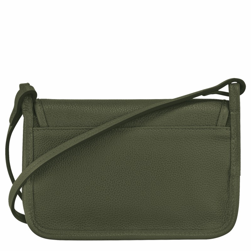 Clutch Longchamp Le FOULONNÉ XS Feminino Caqui Brasil | 10133021892