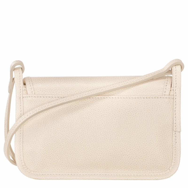 Clutch Longchamp Le FOULONNÉ XS Feminino Branco Brasil | 10133021555