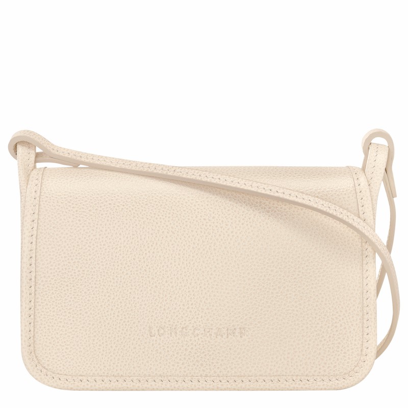 Clutch Longchamp Le FOULONNÉ XS Feminino Branco Brasil | 10133021555