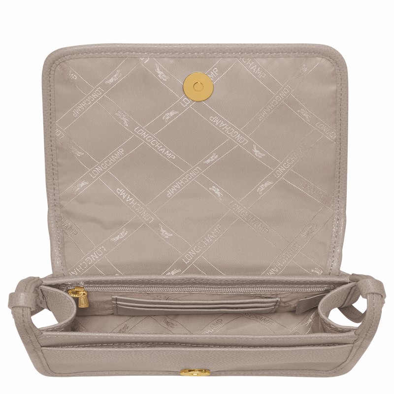 Clutch Longchamp Le FOULONNÉ XS Feminino Cinzentas Brasil | 10133021P55